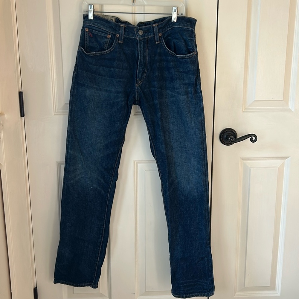 Polo Ralph Lauren Dark Blue Straight Jeans Size 32 x 32
